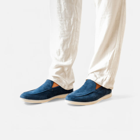 Maison Aurelien | Old Money Suede Loafers – Timeless Luxury for Men