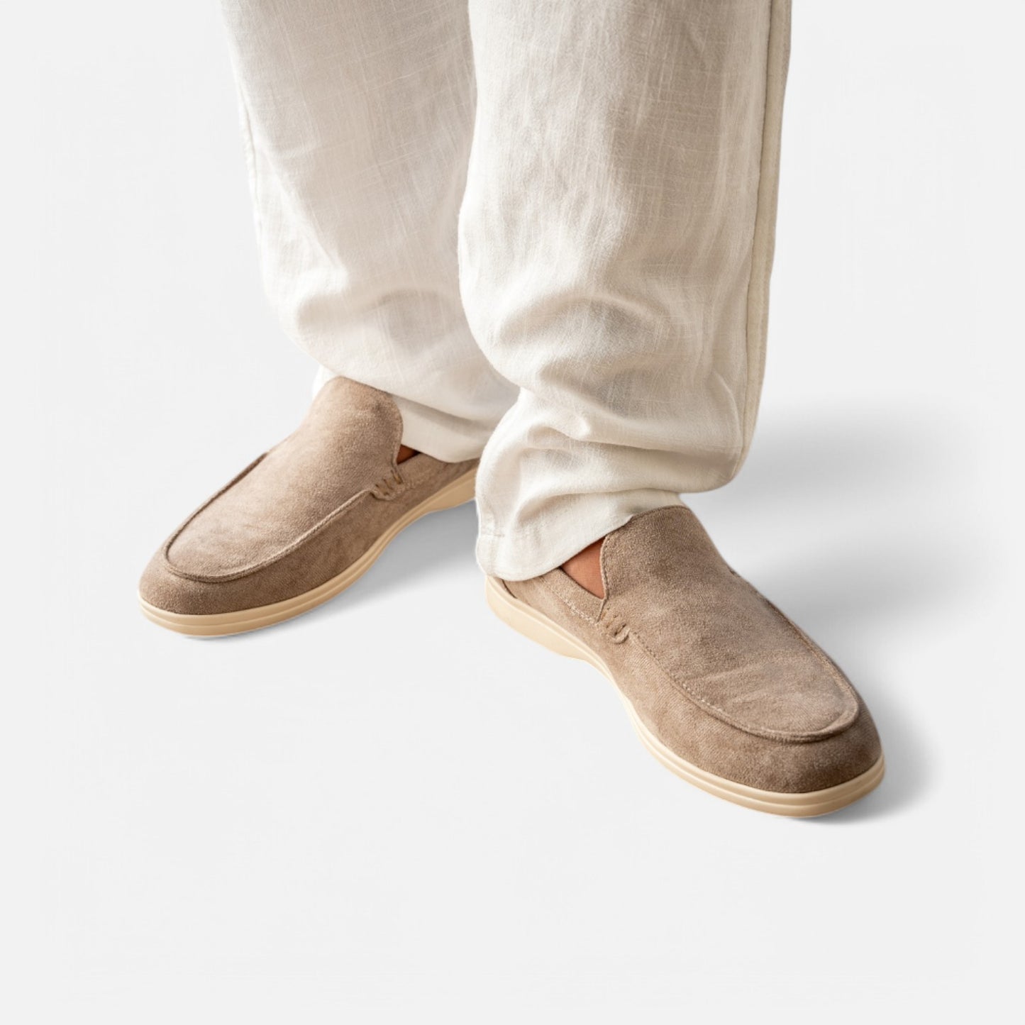 Maison Aurelien | Old Money Suede Loafers – Timeless Luxury for Men