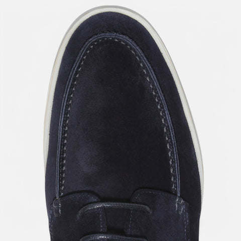 Maison Aurelien | Men's Suede Loafers with Laces