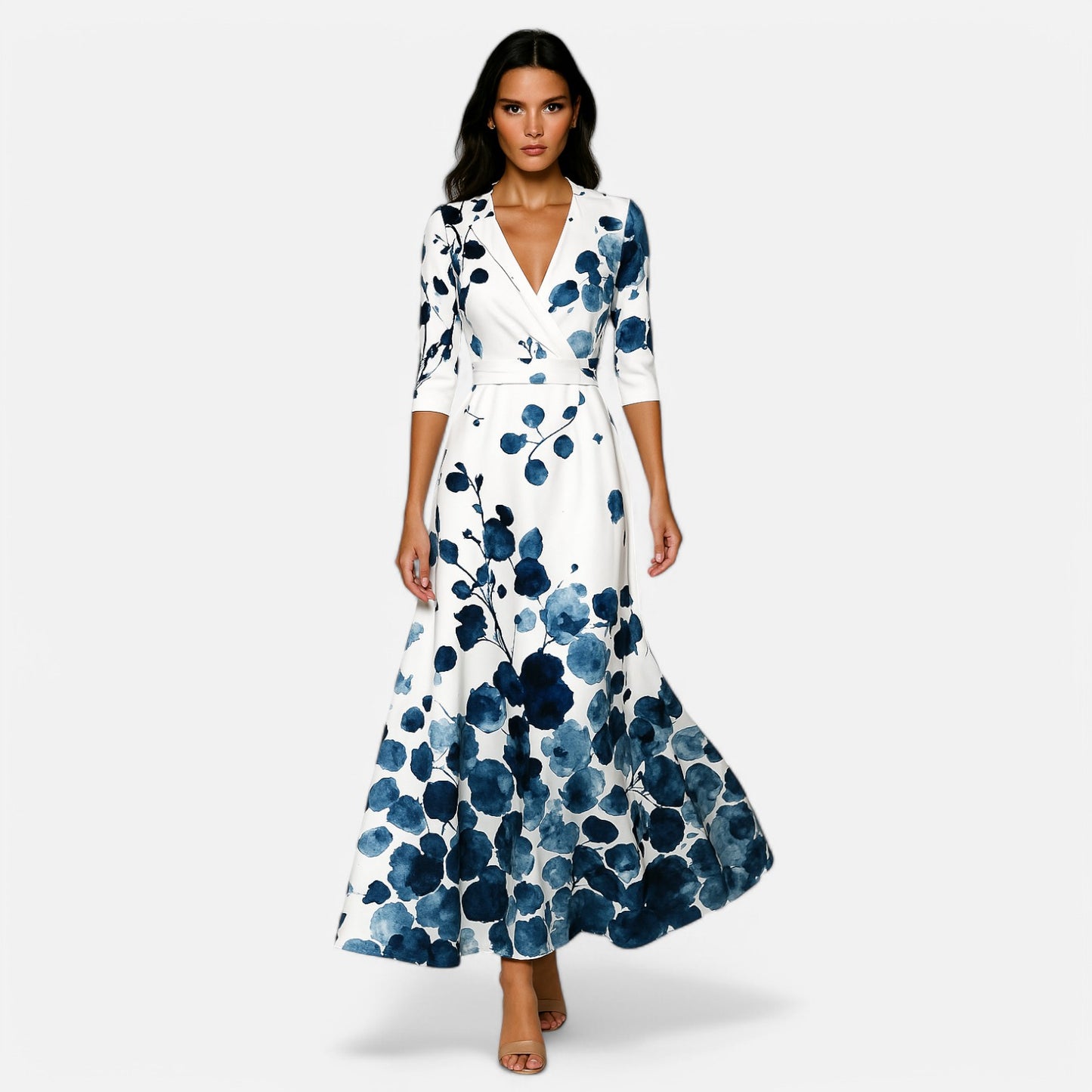 Maison Aurelien | LuxeBelle Satin Gown